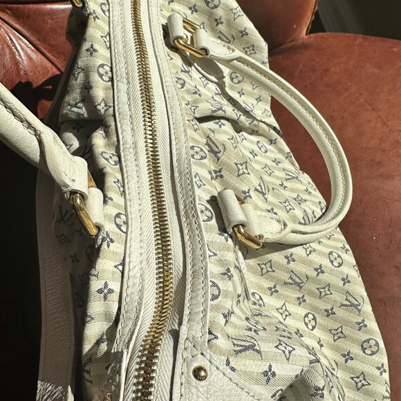LOUIS VUITTON Monogram Mini Lin Croisette Marina GM Hand Bag satchel - Picture 9 of 15